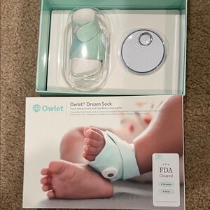 Owlet Dream Sock Baby Sleep Tracker - Mint Green